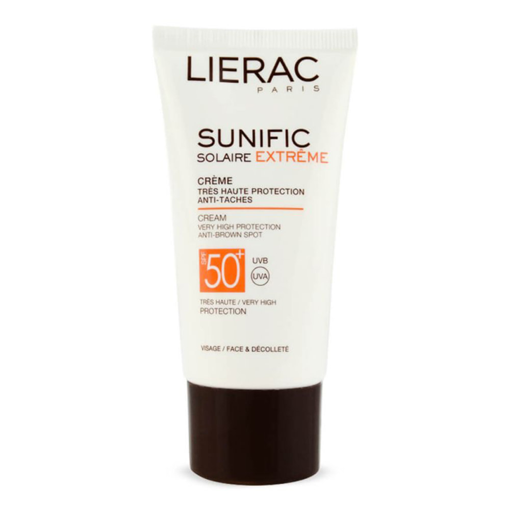 کرم ضد آفتاب لیراک سری Sunific مدل Solaire Extreme حجم ۵۰ میلی لیتر