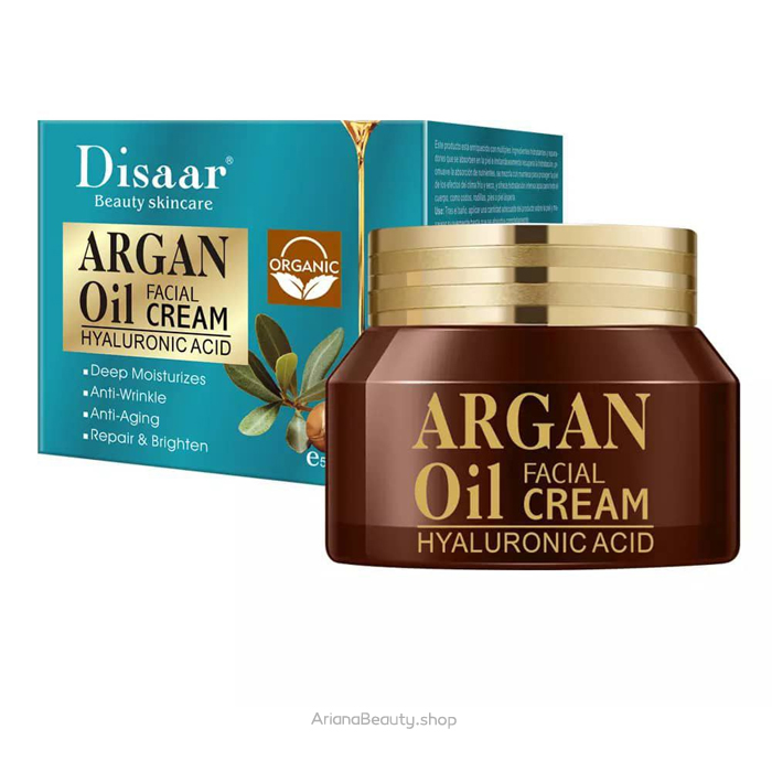 کرم هیالورونیک اسید صورت روغن آرگان