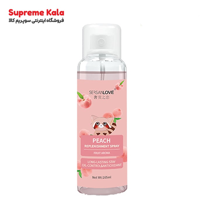تونر اسپری مرطوب کننده صورت هلو سرسان لاو