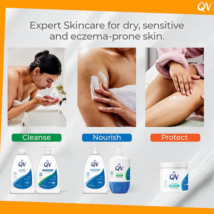 کرم مرطوب کننده QV پمپی حجم 500 گرم