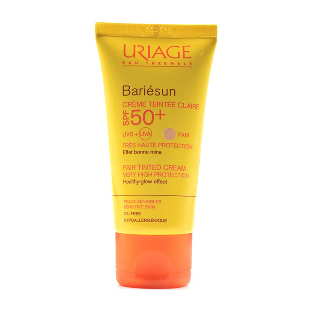 کرم ضد آفتاب بری سان +SPF50 رنگی اوریاژ مناسب انواع پوست ۵۰ میل