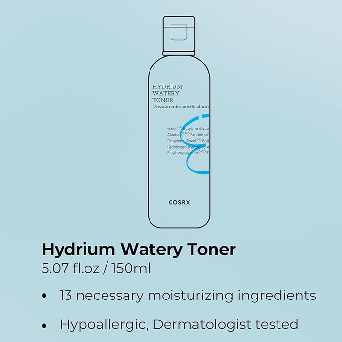 تونر آبرسان هیدریوم کوزارکس ( COSRX Hydrium Watery Toner )
