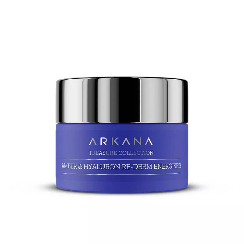 کرم انرژی‌بخش، جوان‌ساز و بازسازی‌کننده ارکانا 50 میل Amber &amp; Hyaluronic Re-Derm Energiser