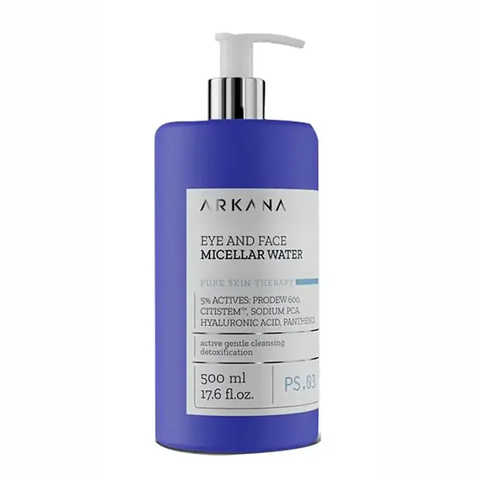 میسلار واتر چشم و صورت آرکانا 500 میلی لیت Eye + Face Micellar Water