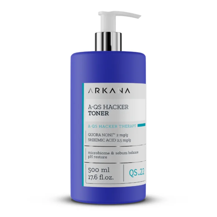 تونر متعادل کننده سبوم و باکتری پوست آرکانا A-QS Hacker Toner