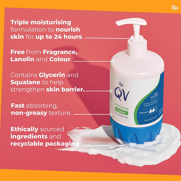 کرم مرطوب کننده QV پمپی حجم 500 گرم