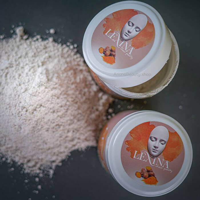 ماسک گچی زردچوبه لکسینا