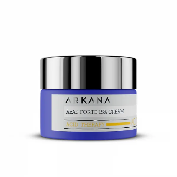 AzAc Forte 15% Cream ارکانا – کرم تخصصی ضدجوش، ضدلک و ضدالتهاب با ۱۵٪ آزالیک اسید (50 میل)