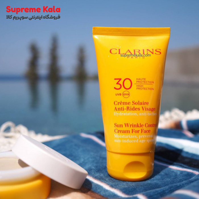 کرم ضد آفتاب بدون روغن کلارنس 30 spf