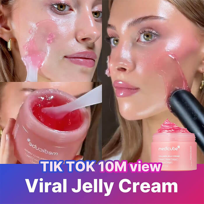 کرم کلاژن ژله ای مدی کیوب حجم 110 میلی لیتر کره ای اصلی