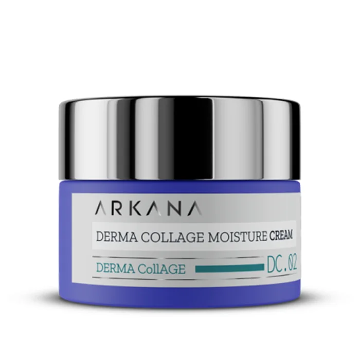 کرم ابرسان و پر کننده خطوط ارکانا 50 میل DERMA COLLAGE MOISTURE CREAM