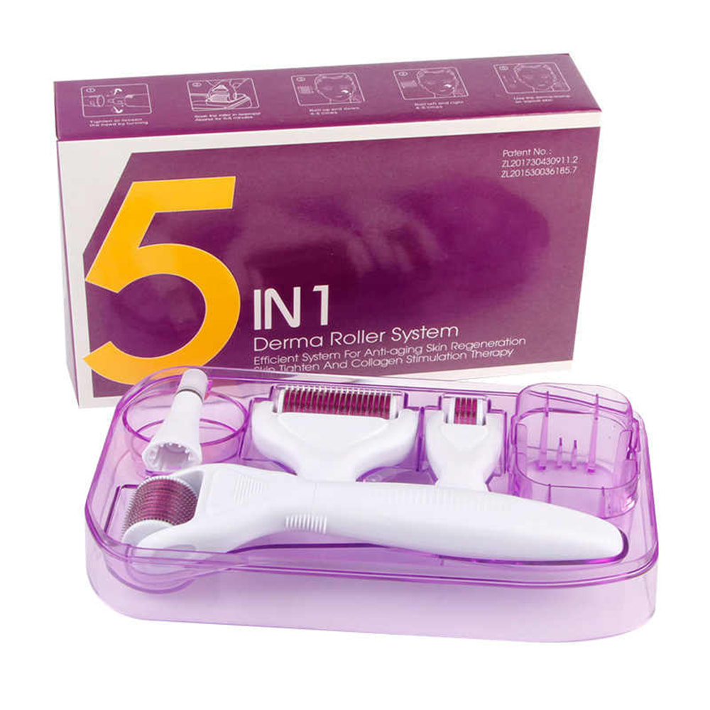 درمارولر تیتانیومی ۵ کاره ۴ سر دی آر اس DRS 5 in 1 derma
